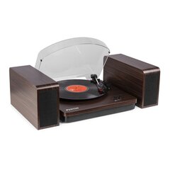 Fenton RP168DW plaadimängija kõlaritega Dark Wood hind ja info | Vinüülplaadimängijad ja grammofonid | kaup24.ee