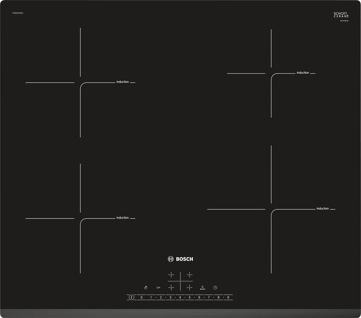 BOSCH PIE631FB1E цена и информация | Pliidiplaadid | kaup24.ee