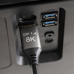 Reagle mini DisplayPort DP 1.4 PRO 8K 4K 144Hz 2M kaabel цена и информация | Кабели и провода | kaup24.ee