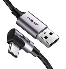 Кабель Ugreen US284 USB-C, 3А, 1 м, черный цена и информация | Кабели и провода | kaup24.ee