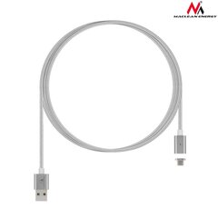 Магнитный кабель USB Type-C серебристый Maclean Energy MCE178 цена и информация | Кабели и провода | kaup24.ee