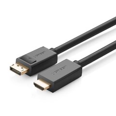 Кабель HDMI Ugreen - DisplayPort 4K 30 Гц 28 AWG, 3 м (DP101 10203) цена и информация | Кабели и провода | kaup24.ee