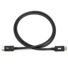 Kaabel OWC OWCCBLTB4C0,7M USB-0,72 m USB C, must hind ja info | Kaablid ja juhtmed | kaup24.ee