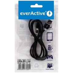 EverActive CBS-1IB, USB-A/Lightning, 1 м цена и информация | Кабели и провода | kaup24.ee