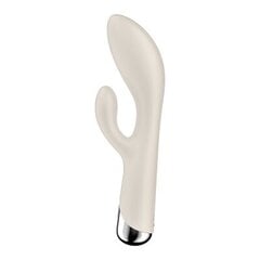 Jänkuvibraator Satisfyer Spinning Rabbit 1, valge hind ja info | Vibraatorid | kaup24.ee