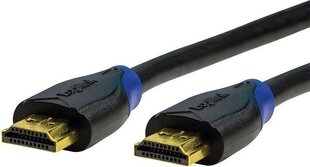 Кабель HDMI с Ethernet LogiLink CH0063 3 m Чёрный цена и информация | Кабели и провода | kaup24.ee