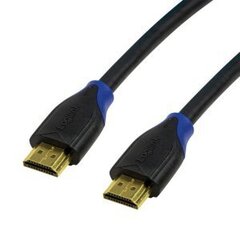 HDMI Kaabel Ethernetiga LogiLink CH0066 10 m Must цена и информация | Кабели и провода | kaup24.ee