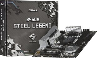 ASRock B450M Steel Legend hind ja info | Emaplaadid | kaup24.ee
