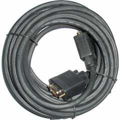 VGA-кабель 3GO VM31162272, чёрный, 3 м цена и информация | Кабели и провода | kaup24.ee