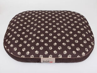 Hobbydog лежак Лапки XL, коричневый цена и информация | Лежаки, домики | kaup24.ee