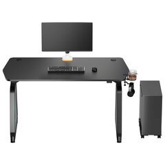 Mängurilaud Ultradesk Booster, LED RGB prismaatilise valgustusega hind ja info | Arvutilauad, kirjutuslauad | kaup24.ee