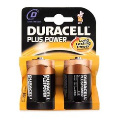 Duracell D 2 LR20 1.5V Alkaline долгосрочные батарейки MN1300 (2шт.) цена и информация | Батарейки | kaup24.ee