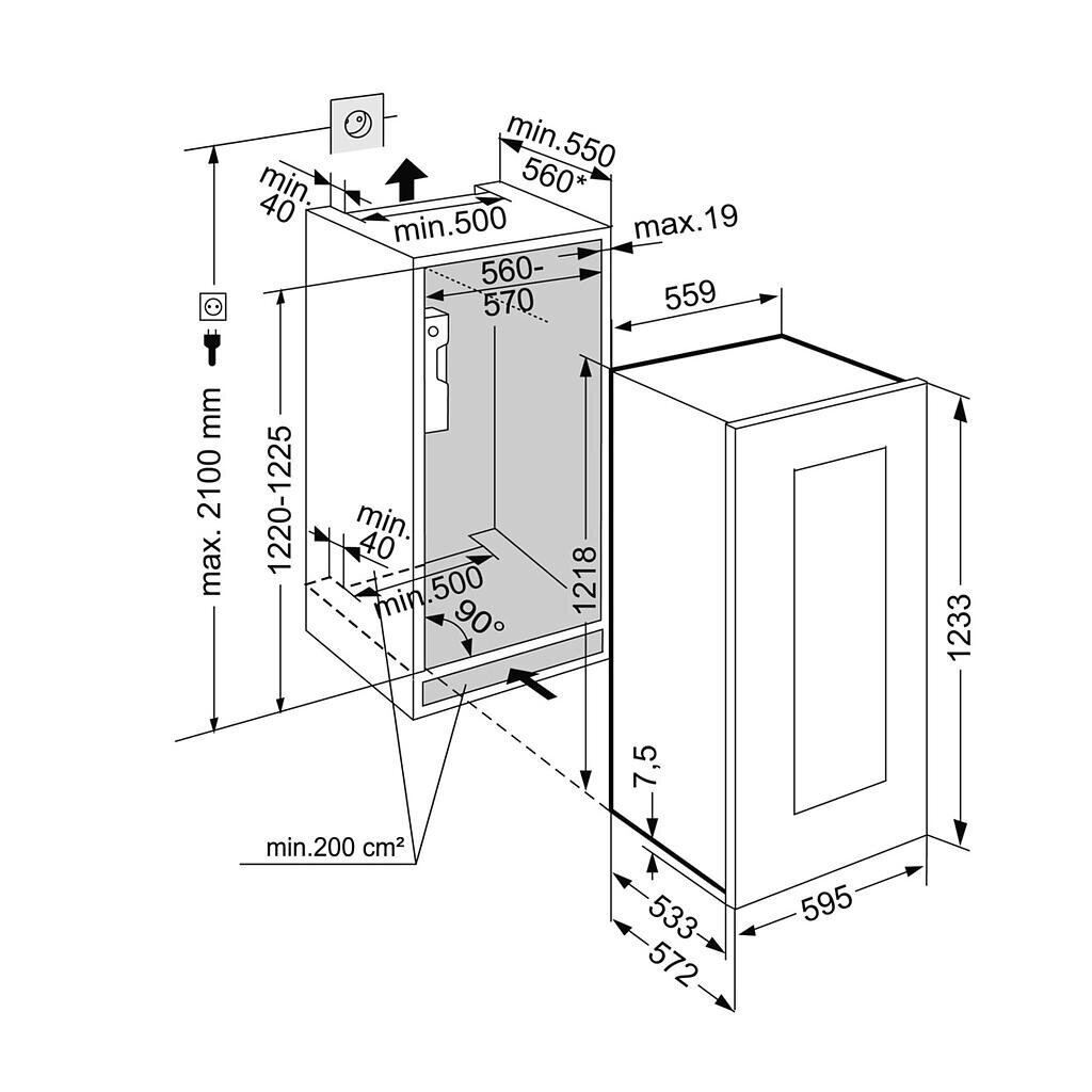 Liebherr EWTGW2383-20 цена и информация | Veinikülmikud | kaup24.ee