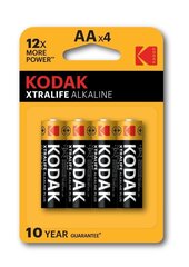 Батарейки KODAK 4 шт. АА цена и информация | Батарейки | kaup24.ee