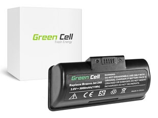 Green Cell Battery for iRobot Braava Jet 240 BC674 4446040 3.6V 3Ah цена и информация | Аккумуляторы для пылесосов | kaup24.ee