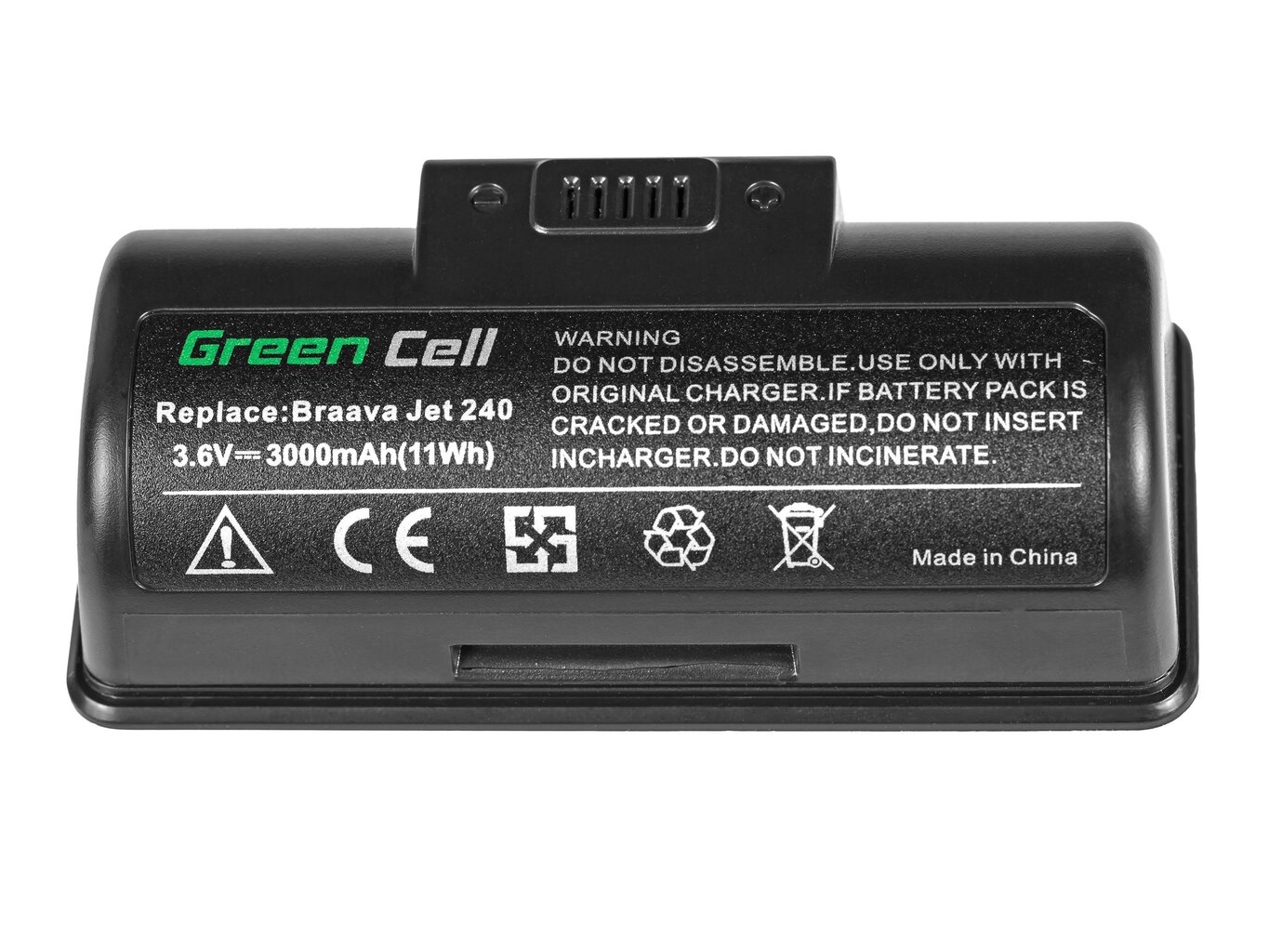 Green Cell Battery for iRobot Braava Jet 240 BC674 4446040 3.6V 3Ah цена и информация | Tolmuimejate akud | kaup24.ee