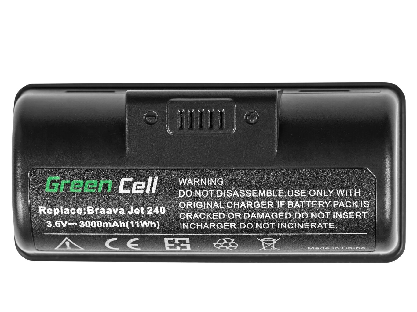 Green Cell Battery for iRobot Braava Jet 240 BC674 4446040 3.6V 3Ah цена и информация | Tolmuimejate akud | kaup24.ee