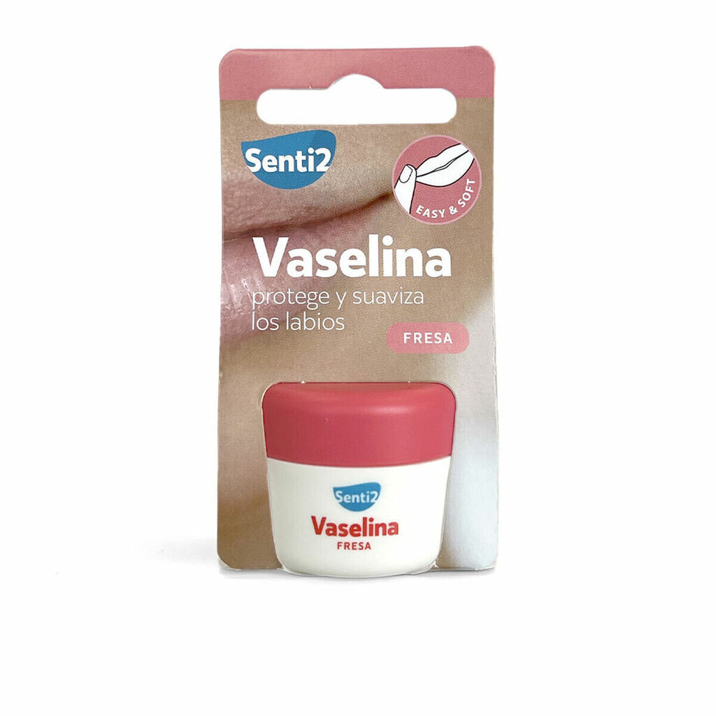 Vaseliin Senti2 Maasikas (20 ml) hind ja info | Huulepulgad, -läiked, -palsamid, vaseliin | kaup24.ee