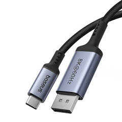 Adaptér Baseus USB-C na DisplayPort 1,5m цена и информация | Кабели и провода | kaup24.ee