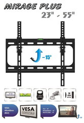 MIRAGE PLUS 23"-55" (TV kuni 30 kg, VESA kuni 40*40 cm) hind ja info | Teleri seinakinnitused ja hoidjad | kaup24.ee