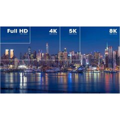 Manhattan, ​​​​HDMI 2.1 kanaliga Ethernet 8K*60Hz, 3m, 48Gbps, varjestatud цена и информация | Кабели и провода | kaup24.ee