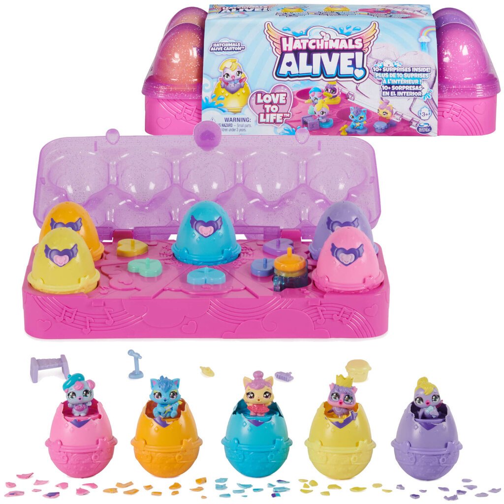 Figuurid munades Hatchimals Alive! Spin meister hind ja info | Tüdrukute mänguasjad | kaup24.ee