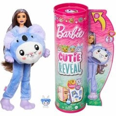 BARBIE кукла из серии Cutie Reveal зайчик в костюме коалы 29 cm цена и информация | Игрушки для девочек | kaup24.ee