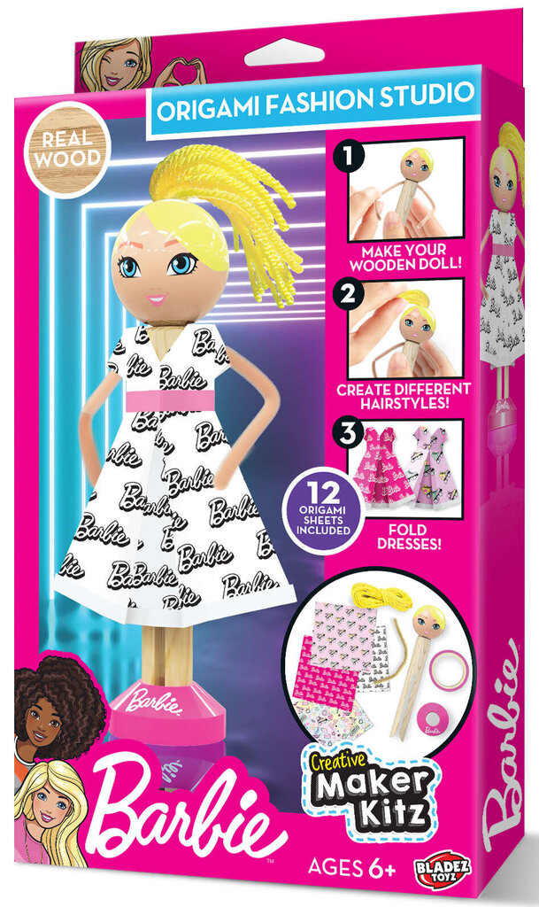 Loominguline komplekt Barbie Maker Kitz Fashion Origami Studio цена и информация | Tüdrukute mänguasjad | kaup24.ee