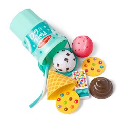 MELISSA & DOUG игровой набор Play to Go мороженое цена и информация | Игрушки для девочек | kaup24.ee