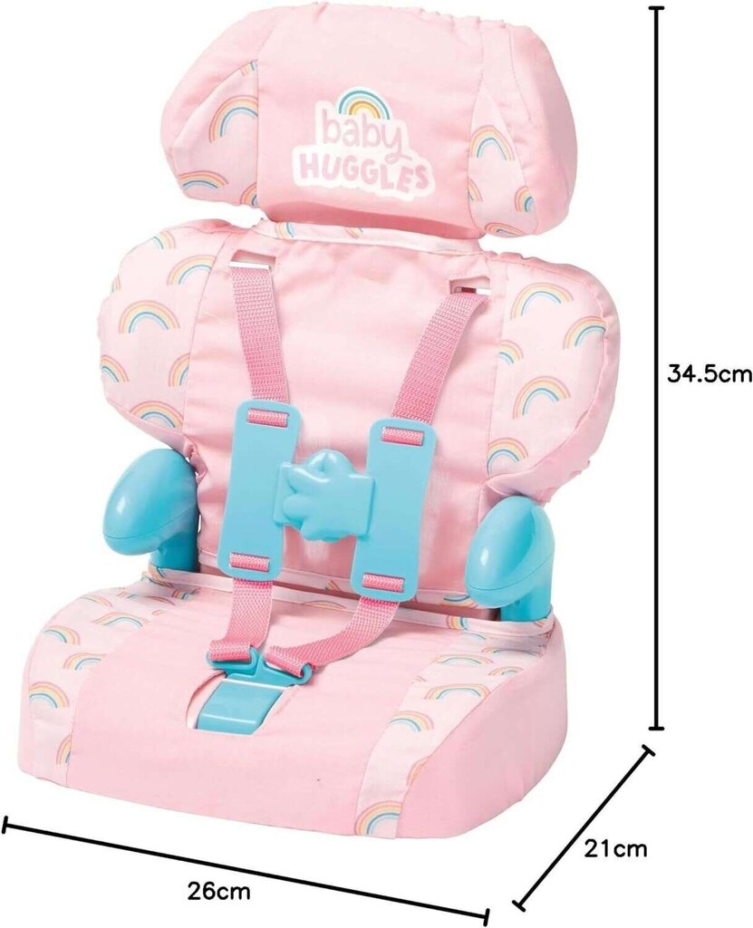 Turvahäll Baby Hugglesi nukkudele kuni 46 cm Casdon, 71050, roosa цена и информация | Tüdrukute mänguasjad | kaup24.ee