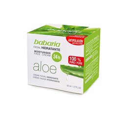 Питательный крем для лица Aloe Vera Babaria (50 ml) цена и информация | Кремы для лица | kaup24.ee