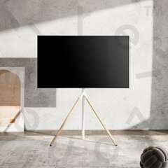 Напольная подставка для телевизора Alterzone Trio Lite Easel, черный и ореховый цена и информация | Кронштейны и крепления для телевизоров | kaup24.ee