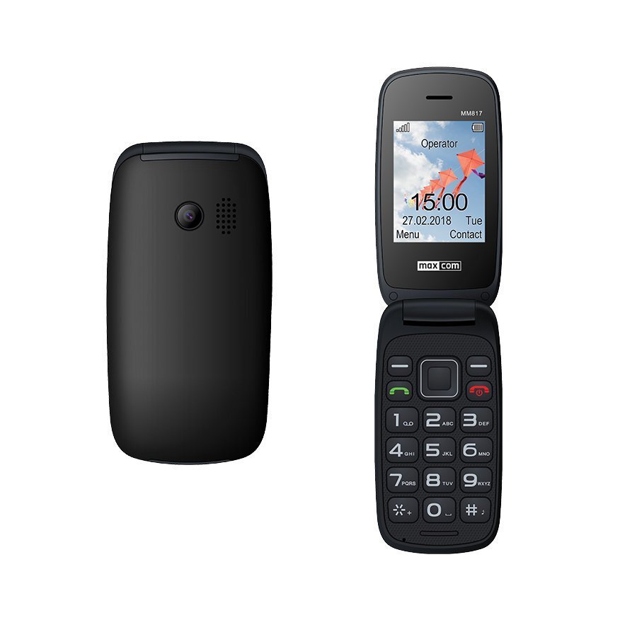 Maxcom Telefon MM 817, Must hind ja info | Telefonid | kaup24.ee