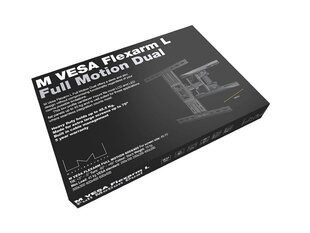 Держатель M VESA Flexarm L Full Mot Dual цена и информация | Кронштейны и крепления для телевизоров | kaup24.ee