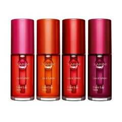 Блеск для губ Clarins Water Lip Stain 7 мл, Rose Water 01 цена и информация | Помады, бальзамы, блеск для губ | kaup24.ee