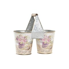 Подставка под цветочный горшок DKD Home Decor Розовый Металл Shabby Chic (24 x 12 x 23 cm) цена и информация | Вазоны | kaup24.ee