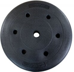 Весовой диск EB Fit fi28 20 кг, черный цена и информация | Гантели, гири, штанги | kaup24.ee