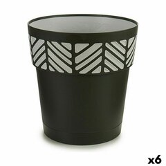 Горшок с автополивом Stefanplast Orfeo Антрацитный Пластик 25 x 25 x 25 cm (6 штук) цена и информация | Вазоны | kaup24.ee