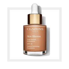 Niisutav vedel jumestuskreem Clarins Skin Illusion SPF 15 30 ml, 112.3 Sandalwood цена и информация | Пудры, базы под макияж | kaup24.ee