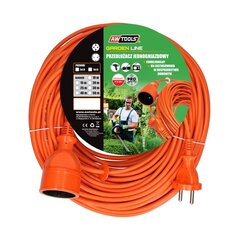 AWTOOLSi ÜHE VÄLJANDUSEGA AIAPIKENDUSJUHKE 40m ILMA MAANDUSETA / 2x1,0mm / 6A / 230V / 1500W цена и информация | Удлинители | kaup24.ee