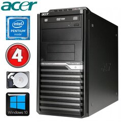 Acer Veriton M4610G MT G630 4GB 250GB DVD WIN10 hind ja info | Lauaarvutid | kaup24.ee