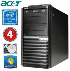 Acer Veriton M4610G MT G630 4GB 250GB DVD WIN7Pro hind ja info | Lauaarvutid | kaup24.ee