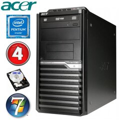 Acer Veriton M4610G MT G630 4GB 500GB DVD WIN7Pro цена и информация | Стационарные компьютеры | kaup24.ee