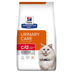 Feline c/d Urinary Stress linnulihaga, 3 kg hind ja info | Kuivtoit kassidele | kaup24.ee