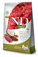 FARMINA N&D QUINOA DOG SKIN & COAT, DUC, COCONUT ADULT MINI 800g цена и информация | Сухой корм для собак | kaup24.ee