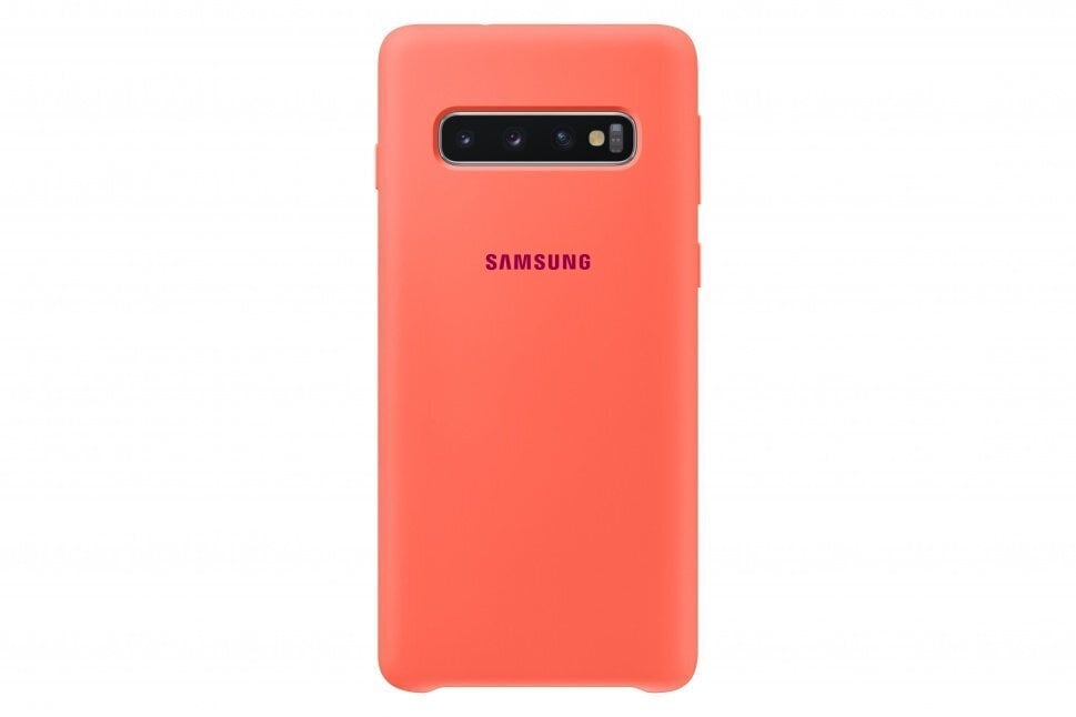 EF-PG973THE Samsungi roosa silikoonkate G973 Galaxy S10 jaoks цена и информация | Telefoni kaaned, ümbrised | kaup24.ee