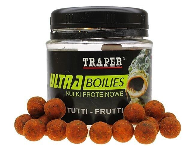 Groundsööt Traper Ultra Boilies Tutty-Frutty 12mm 100g hind ja info | Kalasööt | kaup24.ee