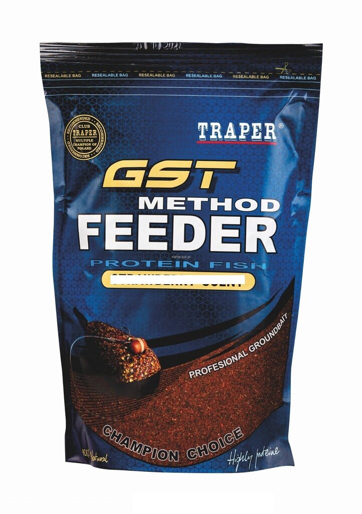 Groundsööt Traper Method Feeder GST Strawberry 750g цена и информация | Kalasööt | kaup24.ee