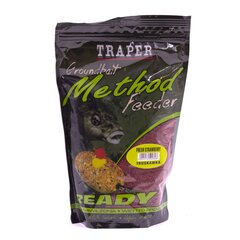 Groundsööt Traper Method Feeder Ready Fresh Strawberry 750g hind ja info | Kalasööt | kaup24.ee