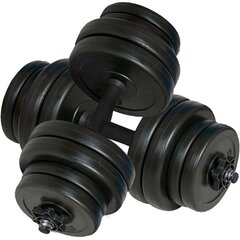 Комплект весов Tunturi Vinyl Dumbbellset 30 кг цена и информация | Гантели, гири, штанги | kaup24.ee